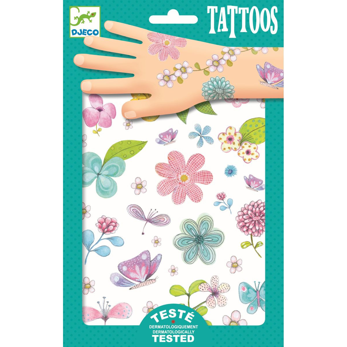 Djeco - Tattoos - Feldblumen