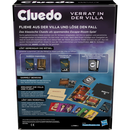 Hasbro - Cluedo Verrat in der VillaCluedo Verrat in der Villa