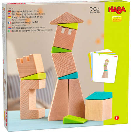 HABA - 3D-Legespiel Schiefe Türme