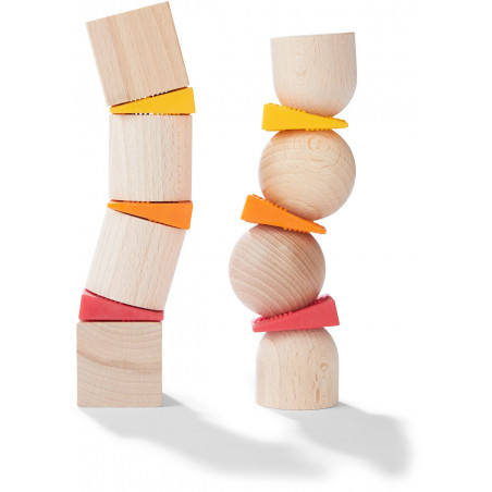 HABA - 3D-Legespiel Schiefe Türme - Kugeln