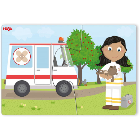 HABA - 10 Puzzles - Einsatzfahrzeuge