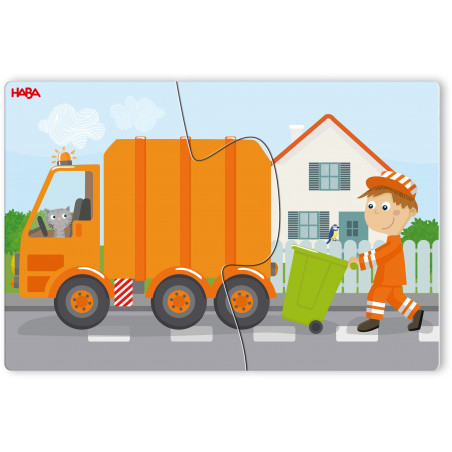 HABA - 10 Puzzles - Einsatzfahrzeuge