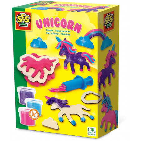 SES Creative - Knete - Einhorn Neonglitzer SES Creative - Knete - Einhorn Neonglitzer