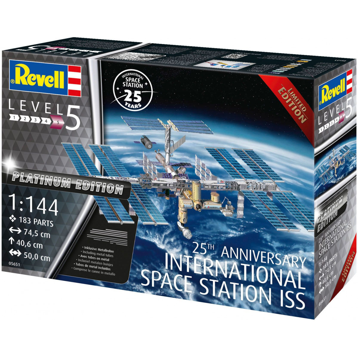 Revell - Geschenkset 25th Anniversary ISS Platinum Editio