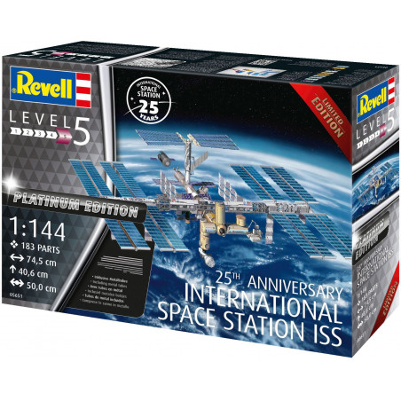 Revell - Geschenkset 25th Anniversary ISS Platinum Editio