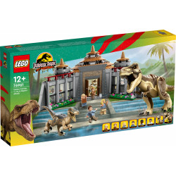 LEGO Jurassic Park 76961 - Angriff des T. rex und des Raptors aufs Besucherzentrum