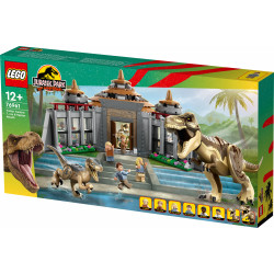 LEGO Jurassic Park 76961 - Angriff des T. rex und des Raptors aufs Besucherzentrum