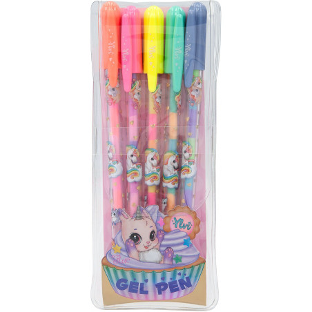 Depesche - Ylvi - Gelstifte-Set in 5 Regenbogenfarben Depesche - Ylvi - Gelstifte-Set in 5 Regenbogenfarben