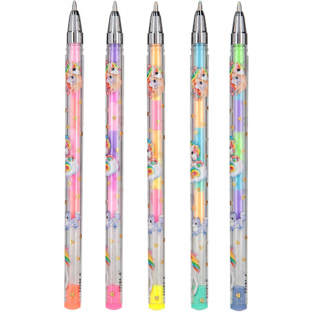 Depesche - Ylvi - Gelstifte-Set in 5 Regenbogenfarben Depesche - Ylvi - Gelstifte-Set in 5 Regenbogenfarben