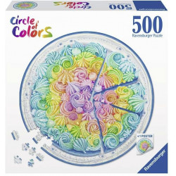 Ravensburger - Circle of Colors Rainbow Cake, 500 Teile Ravensburger - Circle of Colors Rainbow Cake, 500 Teile