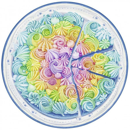 Ravensburger - Circle of Colors Rainbow Cake, 500 Teile Ravensburger - Circle of Colors Rainbow Cake, 500 Teile