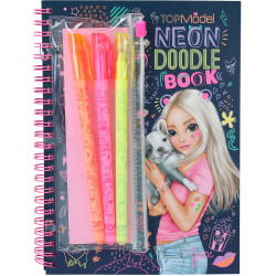 Depesche - TOPModel - Neon Doodle Malbuch-Set