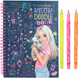 Depesche - TOPModel - Neon Doodle Malbuch-Set