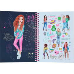 Depesche - TOPModel - Neon Doodle Malbuch-Set