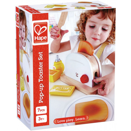 Hape - Pop-up-Toaster-Set