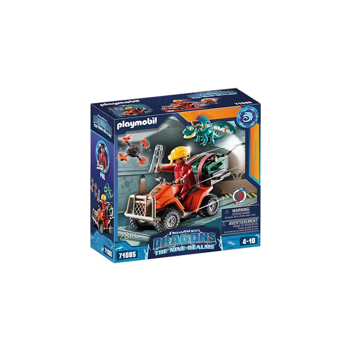 PLAYMOBIL 71085 - Dragons, Die 9 Welten - Icaris Quad & Phil