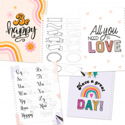 Depesche - TOPModel - Malbuch-Set Handlettering Depesche - TOPModel - Malbuch-Set Handlettering
