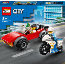 LEGO City 60392 - Verfolgungsjagd mit dem Polizeimotorrad