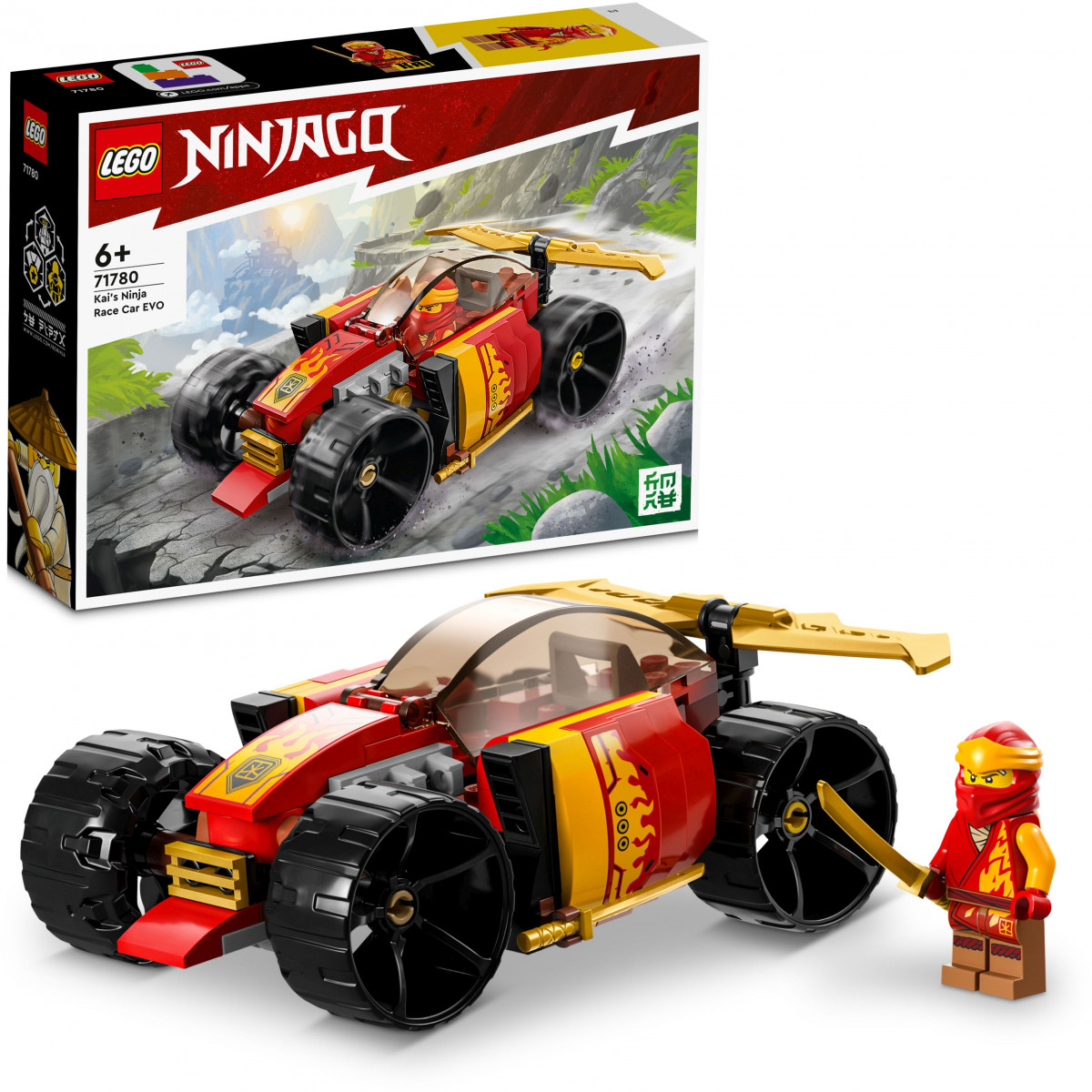 LEGO Ninjago 71780 - Kais Ninja-Rennwagen EVO