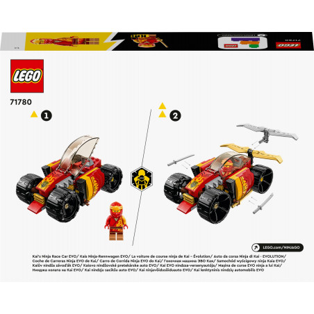 LEGO Ninjago 71780 - Kais Ninja-Rennwagen EVO