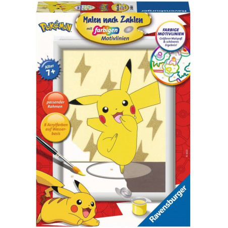 Ravensburger - Malen nach Zahlen - Pikachu