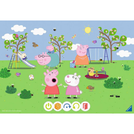 Ravensburger - tiptoi Puzzle für kleine Entdecker: Peppa Pig, 24 Teile