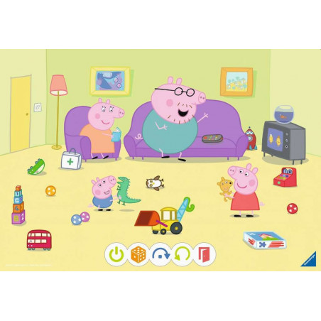 Ravensburger - tiptoi Puzzle für kleine Entdecker: Peppa Pig, 24 Teile