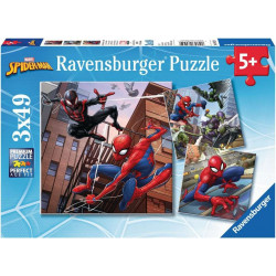 Ravensburger -  Spider-Man beschützt die Stadt, 49 Teile