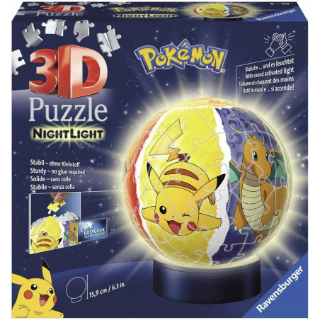 Ravensburger - Nachtlicht Pokémon, 72 Teile