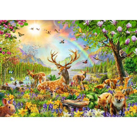 Ravensburger - Anmutige Hirschfamilie, 200 Teile Ravensburger - Anmutige Hirschfamilie, 200 Teile