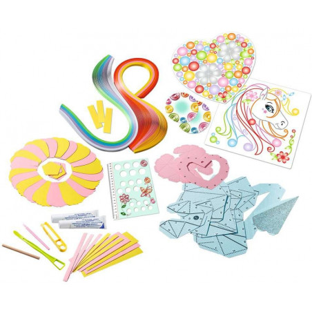 Ravensburger - Be creative - Paper Art Flowers & Unicorn Ravensburger - Be creative - Paper Art Flowers & Unicorn