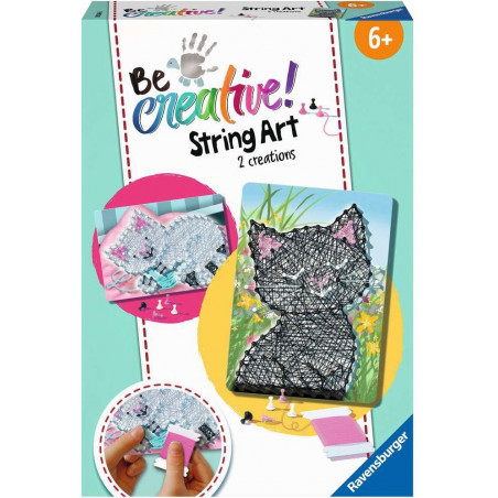 Ravensburger - Be creative - String Art Cats Ravensburger - Be creative - String Art Cats