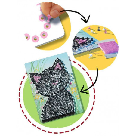 Ravensburger - Be creative - String Art Cats Ravensburger - Be creative - String Art Cats