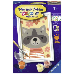 Ravensburger - Malen nach Zahlen - Lieber Waschbär