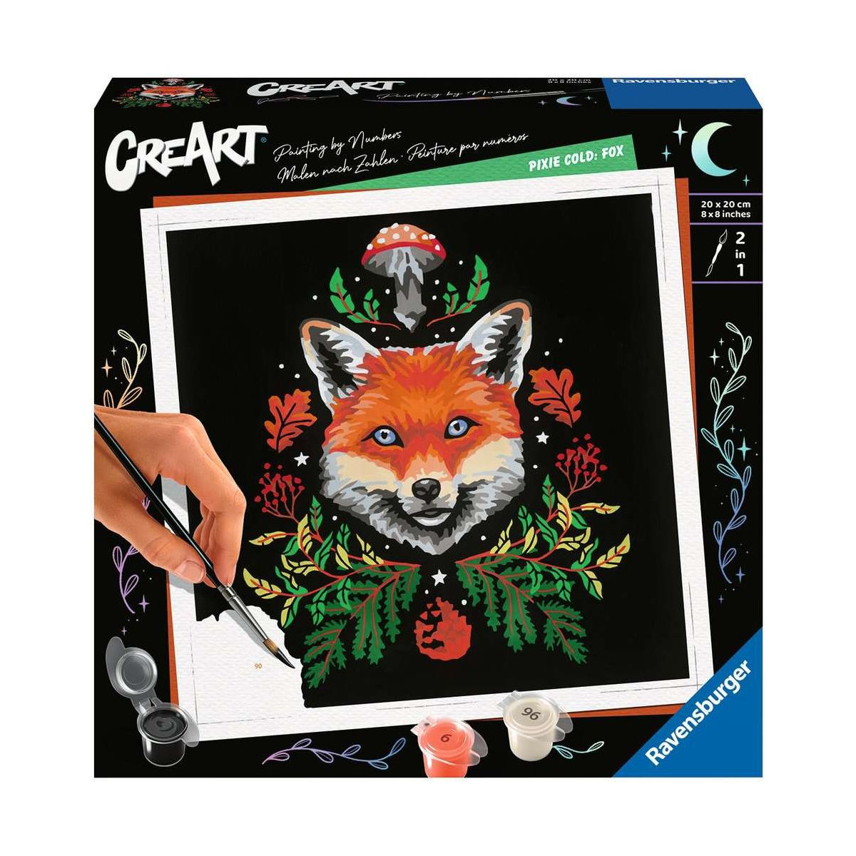 Ravensburger - Malen nach Zahlen - CreArt - Pixie Cold: Fox