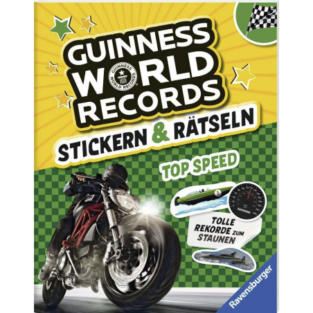 Ravensburger - Guinness World Records: Stickern & Rätseln - Top Speed