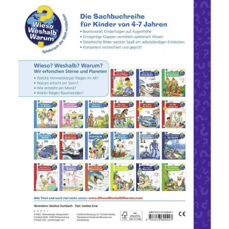 Ravensburger - Wieso? Weshalb? Warum? - Wir erforschen Sterne und Planeten, Band 59 Ravensburger - Wieso? Weshalb? Warum? - Wir erforschen Sterne und Planeten, Band 59