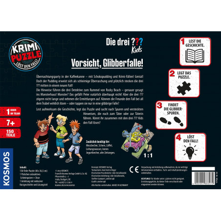 KOSMOS - Krimi-Puzzle - Die Drei ??? Kids: Vorsicht, Glibberfalle! KOSMOS - Krimi-Puzzle - Die Drei ??? Kids: Vorsicht, Glibberfalle!