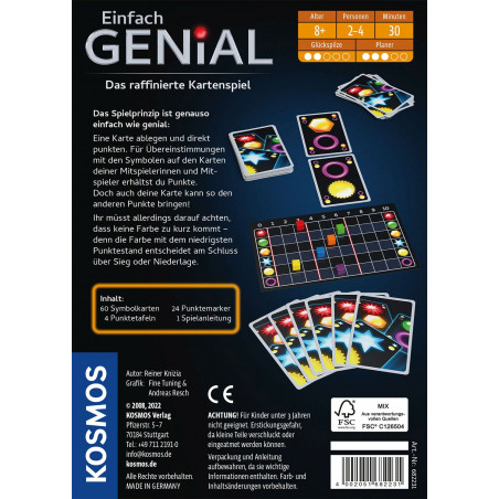 KOSMOS - Einfach Genial, Kartenspiel KOSMOS - Einfach Genial, Kartenspiel