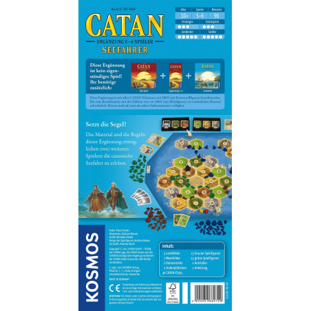 KOSMOS - Catan - Ergänzung 5 - 6 Spieler - Seefahrer
