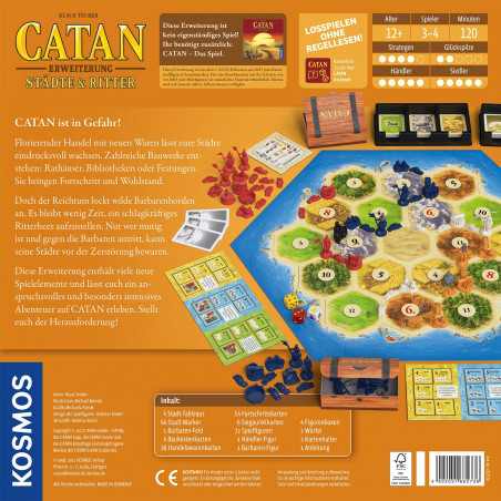 KOSMOS - Catan - Städte und Ritter - Erweiterung für 3-4 Spieler KOSMOS - Catan - Städte und Ritter - Erweiterung für 3-4 Spieler