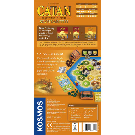 KOSMOS - Catan - Städte und Ritter Ergänzung für 5-6 Spieler
