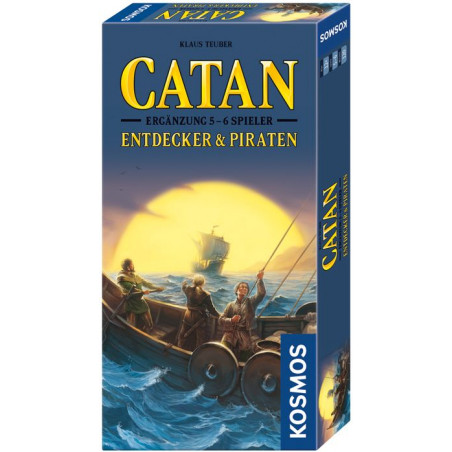 KOSMOS - Catan - Ergänzung 5-6 Spieler - Entdecker & Piraten KOSMOS - Catan - Ergänzung 5-6 Spieler - Entdecker & Piraten