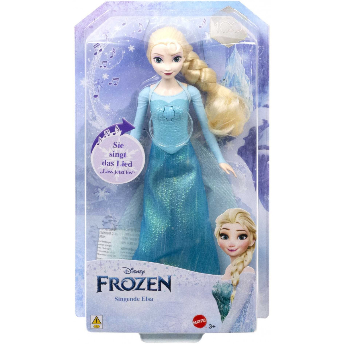 Mattel - Disneys Die Eiskönigin Elsa, singende Puppe