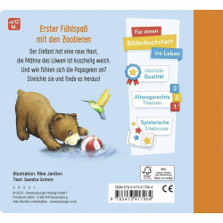 Ravensburger - Mein erstes Fühlbuch: Meine Zootiere