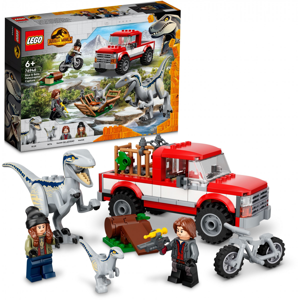 LEGO Jurassic World 76946 - Blue & Beta in der Velociraptor-Falle