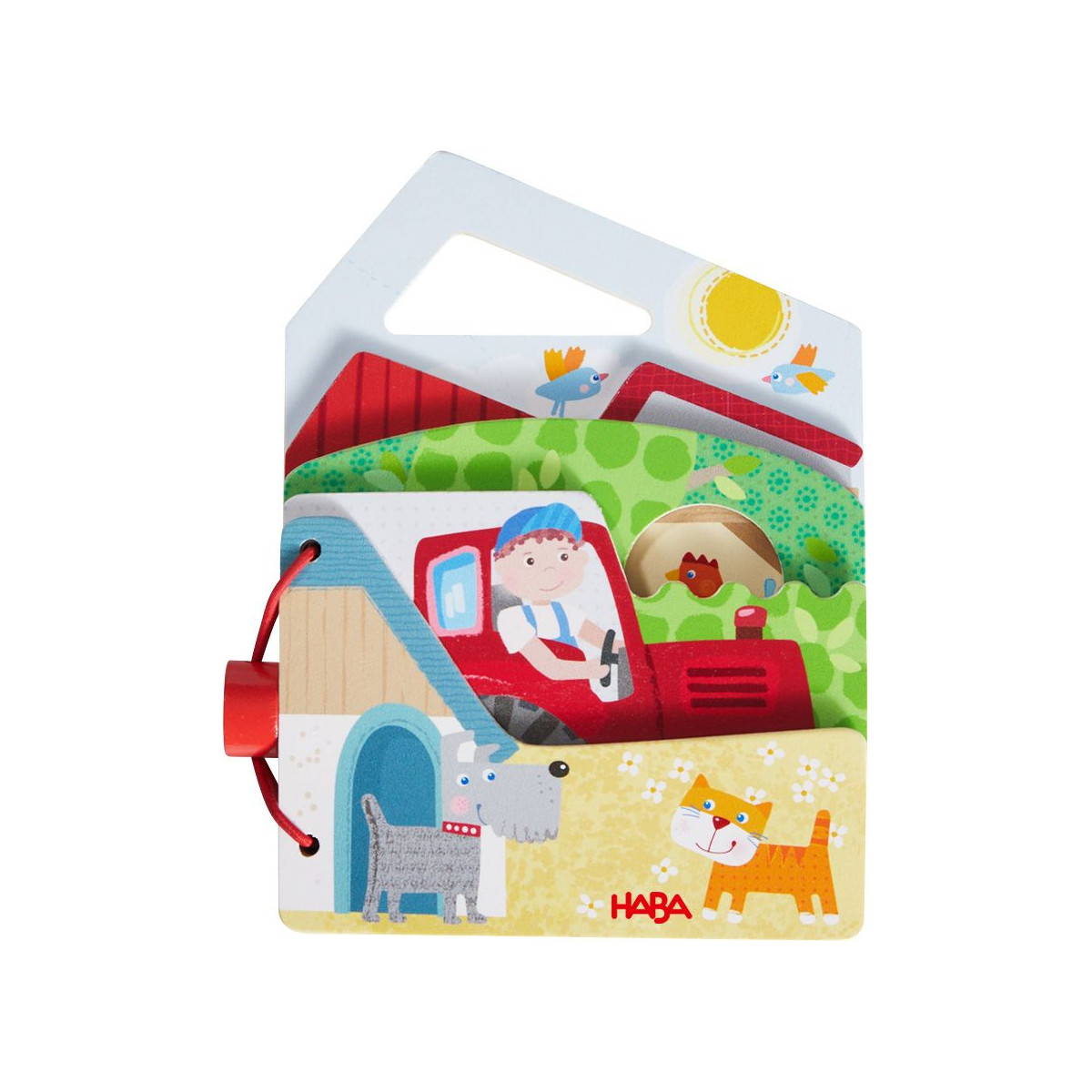 HABA - Holz-Babybuch Traktor