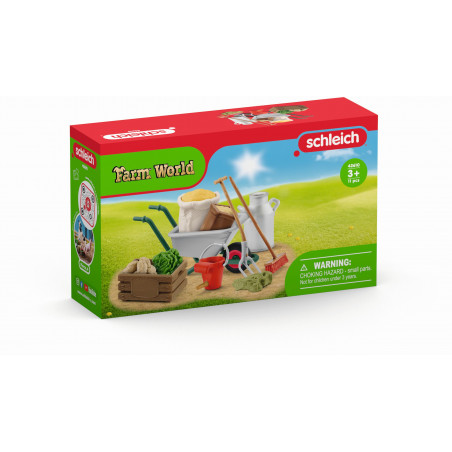 Schleich - Farm World - Stallpflege Zubehör