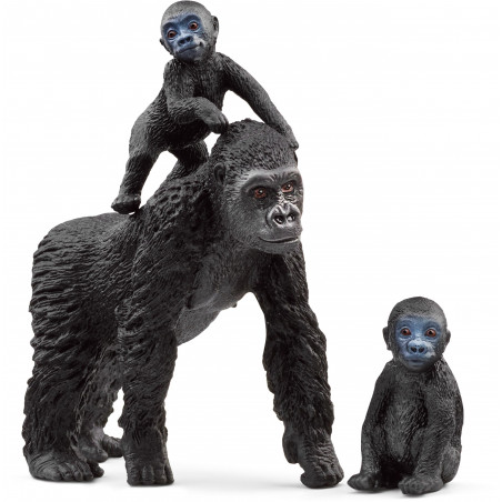 Schleich - Wild Life - Flachland Gorilla Familie