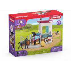 Schleich - Horse Club - Pferdebox mit Stute und Fohlen